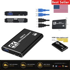 4K HDMI Video Capture Card - 1080P Full HD for Seamless Streaming Recording