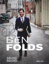 Ben Folds SIGNED 8.5x11 Sound Board Concert Show Promo Photo #2 COA Autograph