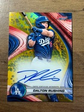 2024 Bowman’s Best Dalton Rushing #B24-DR Gold /50 LA Dodgers