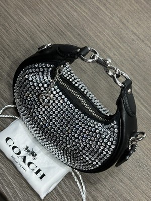 Coach Jonie Bag With Crystal in Black CW574 Mini Crossbody NWT | eBay