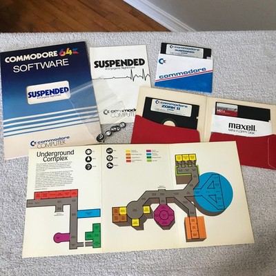 Suspended A Cryogenic Nightmare Commodore 64 Game 1983 Infocom + Zork II Disk