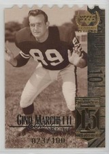 1999 Upper Deck Century Legends Die-Cut 23/100 Gino Marchetti #15 HOF 4f5