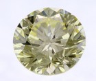 0.02 Carat Light Yellow SI2 Round Brilliant Natural EARTH MINED Diamond 1.86mm