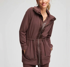 Chico s Women's 149 Zenergy Modal Blend Cinch-Waist Jacket size 3 16-18/XL 