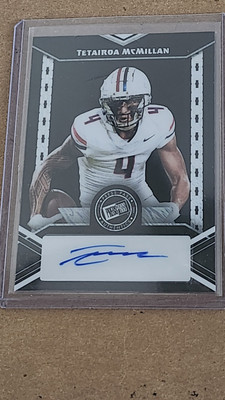 2024 LEAF COLLECTIVE MULTI-SPORTS TETAIROA McMILLAN Black PARALLEL AUTO CARD 4/5