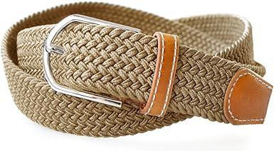 Men's Brown Mesh Belt  Casual Style, , Perfect for Everyday Wear