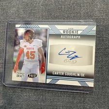 2020 Sage Hit - Rookie Autographs Carter Coughlin #A63 (AU, RC)