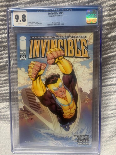 invincible #105 CGC 9.8 Image Skybound Robert Kirkman / Ryan Ottley 🔥🔥