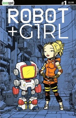 Robot + Girl #1 cover A Mike White Keenspot all ages comic future friendship