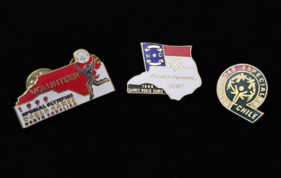 1999 Special Olympics World Games Pin Lot - NC, Chile Host/Volunteer