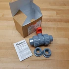 Nibco U51TB-V 3/4" Ball Valve, CPVC/FKM - NEW