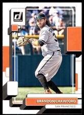 Brandon Crawford 2022 Donruss #191 Giants MLB READ FREE SHIPPING AutographDen