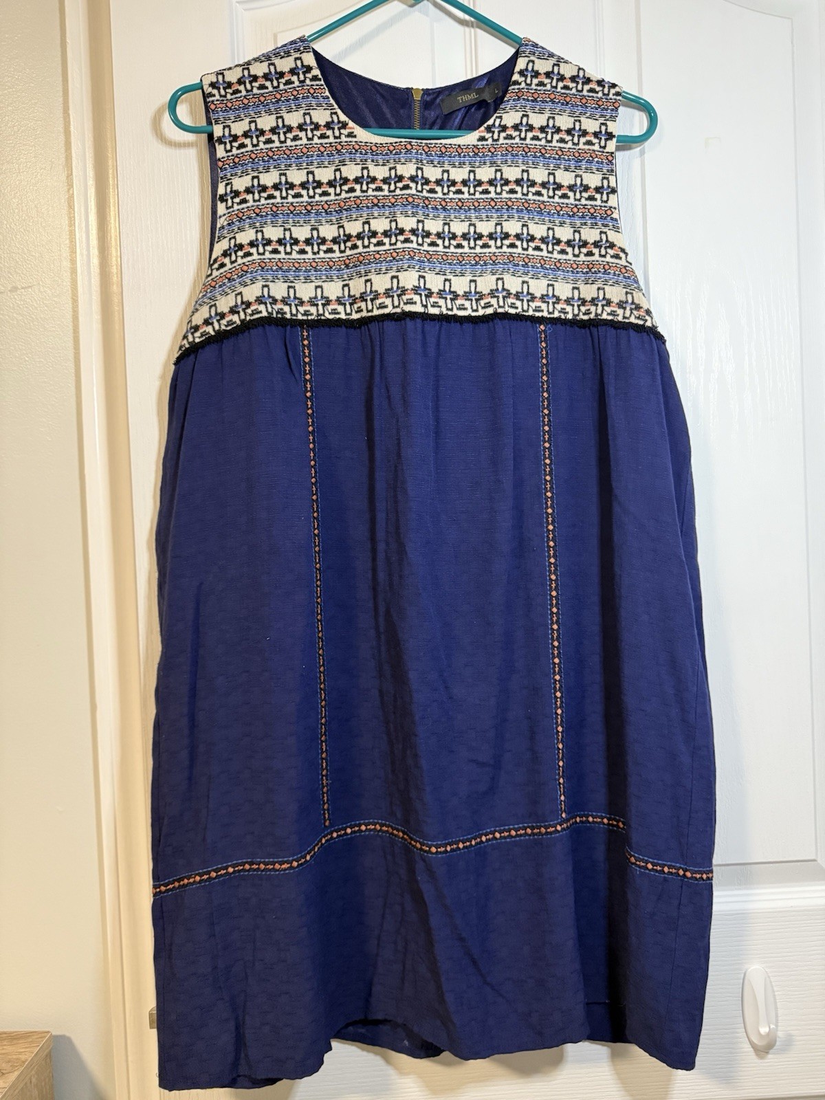 THML Multicolor Patterned Dress Large - image 1