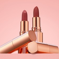 Lápiz labial mate de terciopelo mate fácil de aplicar 1 pieza antiadherente para mujer