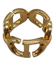 Christian DIor 30 Montaigne Ring Gold Metallic CD Logo size JP 12 R1375WOMMT