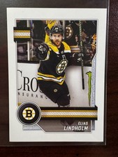 2025-26 Topps NHL Album Sticker #29 Elias Lindholm - Boston Bruins