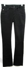 Hudson Beth Midrise Baby Boot Women's Size 26 Bootcut Black Stretchy Jeans