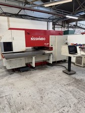 Nisshinbo HTP-1000 CNC Turret Punch Machine- Industrial Punch Press- Used