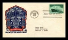 US COVER WORLD WAR II MERCHANT MARINE FDC SCOTT 939 STAEHLE CACHET