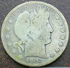 US 1902-O Barber Half Dollar  **