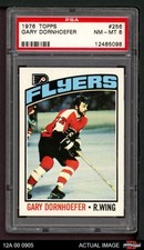 1976 Topps #256 Gary Dornhoefer Flyers PSA 8 - NM/MT