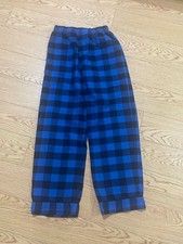 LL Bean Flannel Plaid Pajama Pants L 12-14 Youth
