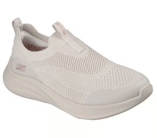 Image of Womens Skechers Bobs Moda Flex Chill Dawn Slip On Casual Trainers Size 4 to 8