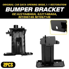 Front Bumper Retainer Support Bracket Sets Steel Fits For 2014-2019 Nissan Rogue