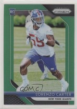 2018 Panini Prizm Rookie Green Prizm Lorenzo Carter #262 fm0