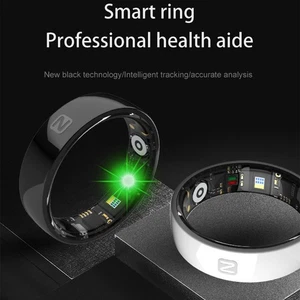 Smart Ring Fitness Tracker Affichage Écran Taux de cœur SPO2/BP Surveillance du sommeil