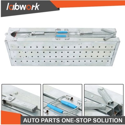 Labwork 1.8m Folding Scaffolding Platform Aluminum Alloy Adjustable Height