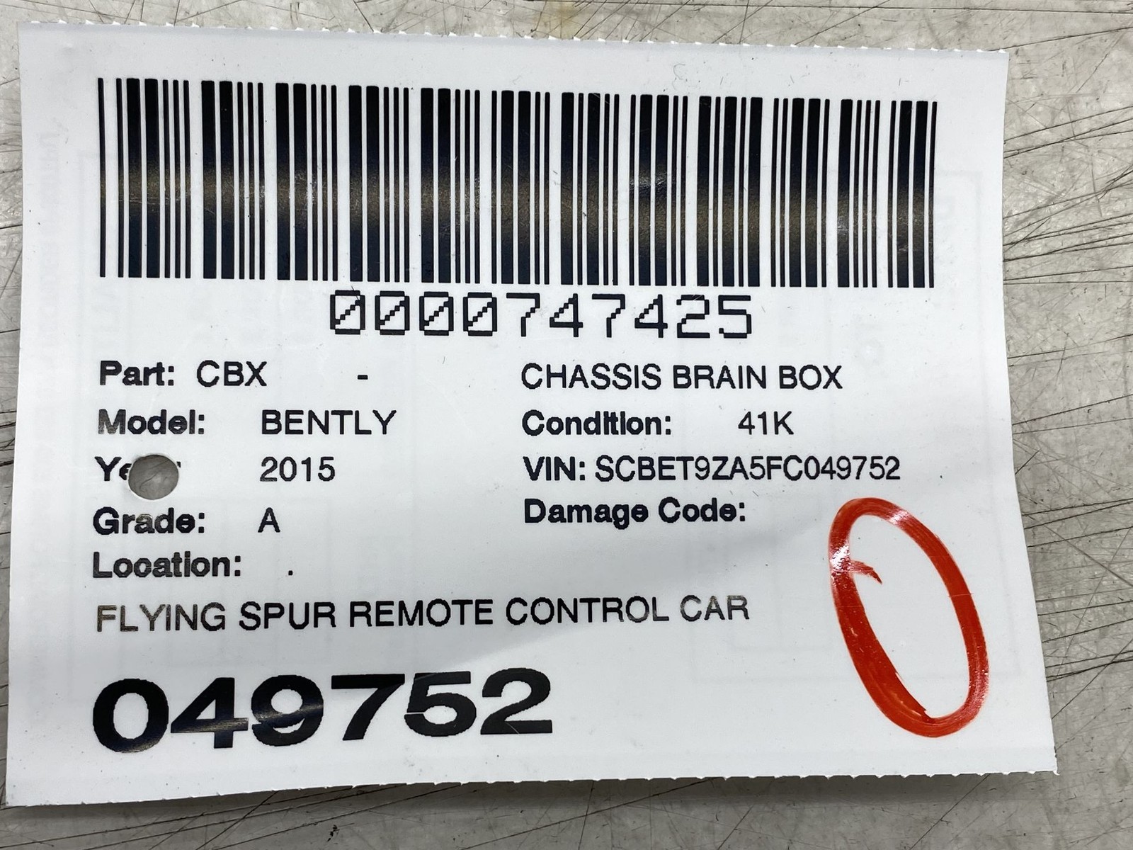 Bentley Flying Spur 2013-2019 Homelink module