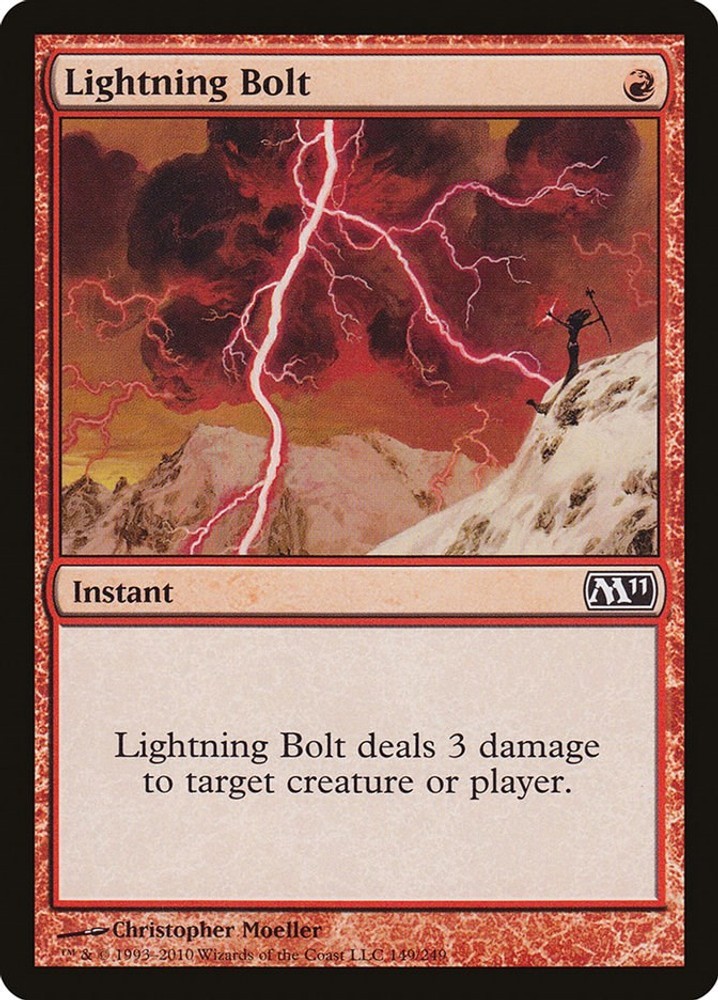 Lightning Bolt - 149 - MP - Magic 2011 (M11)