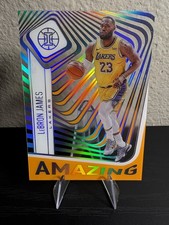 2020-21 Panini Illusions Amazing Orange #12 LeBron James Los Angeles Lakers