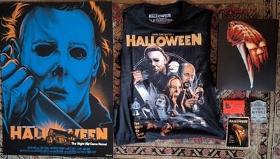 FRIGHT RAGS Halloween Box T-Shirt Art Print Gary Pullin Limited Edition 2013 New
