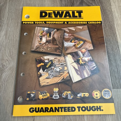 #ad #ad Vintage DeWALT Power Tools Equipment amp; Accessories Book 2004 New $9.95
