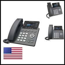 Grandstream GRP2613 IP Phone 6 Lines 4 SIP 2.8" Color Display Gigabit PoE Black