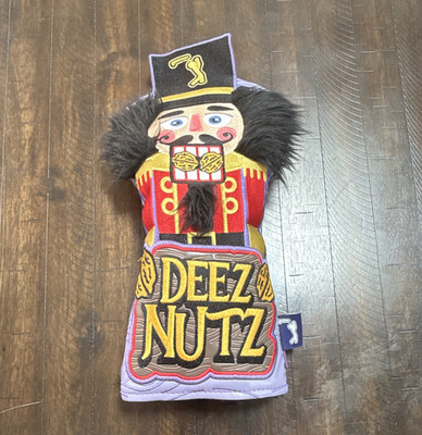 Bogey Bros Deez Nutz Driver Golf Club Head Cover, Multicolor