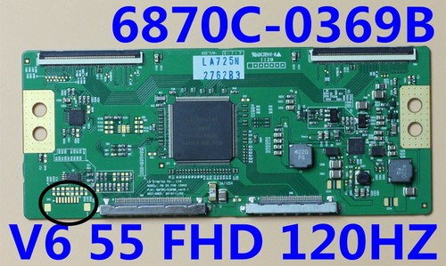 T-con Board 6870C-0369B V6 55 FHD 120HZ For 55'' TV 55LV5500-UA 6871L-2430H *mn