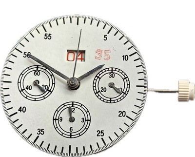 27Jewel 21600bph 30mm Chronograph Automatic Watch Movement For ETA 7753 7750