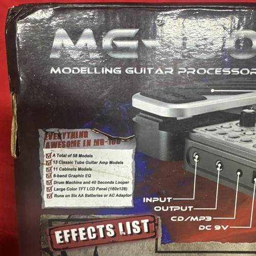 NUX All In One Multi Guitar Effects Pedal Processor MG-100 NEW Quick ship! - Picture 8 of 10