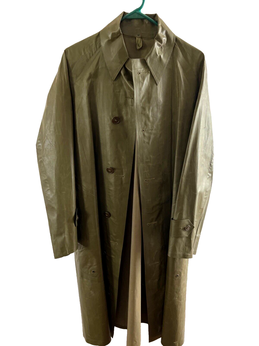 ORIGINAL VINTAGE KOREAN WAR RAINCOAT DATED 1951 SIZE XS | eBay ORIGINAL VINTAGE KOREAN WAR RAINCOAT DATED 1951 SIZE XS | eBay