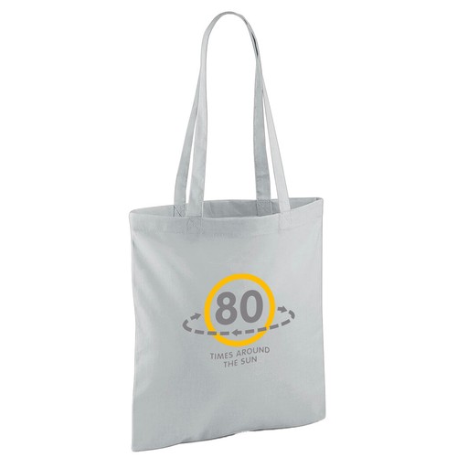 Bolsa de regalo de cumpleaños 80 años 80 idea de cumpleaños bolso ligero plegable reutilizable - Imagen 13 de 18