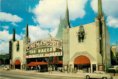 Postcard 1950s California Hollywood Grauman's Chinese Theater Douglas 24-5065