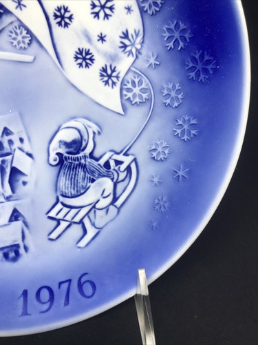 The Snow Queen Collectible Plate Andersen DESIREE Denmark Copenhagen Blue Jensen - Picture 3 of 10