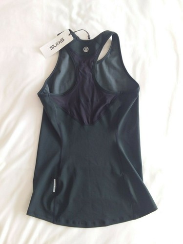 Skins Womens DNAmic Advanced Tank Top - BNWT - Size Small - RRP £50 - Black - Picture 2 of 2