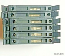 LOT OF 6 PHOENIX CONTACT UK 5-HESI FUSE HOLDER TERMINAL BLOCK W/LIGHT INDICATOR