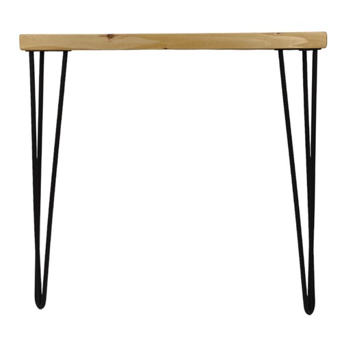 Rustic Console Table Radiator 145mm Hairpin 3R 860mm Light Oak - Picture 65 of 95