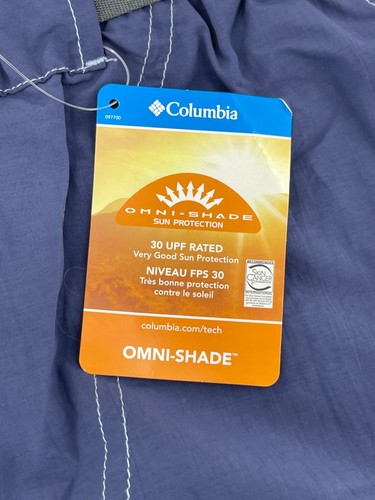 NWT Columbia Sportswear Blue Omni Shade Fishing Hiking Cargo Shorts Size M - Picture 3 of 16