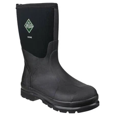MUCK BOOT COMPANY Men's Chore Mid Waterproof Rubber Black Work Boots - All Sizes